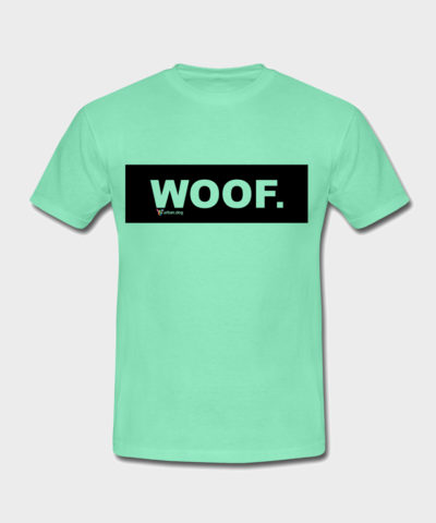 WOOF Black Edition | Männer T-Shirt Dunkle Minze