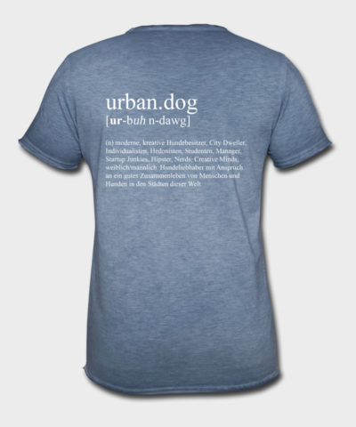 urban.dog Lautschrift | Männer Vintage T-Shirt