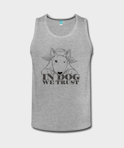 In Dog We Trust Black | Männer Premium Tank Top