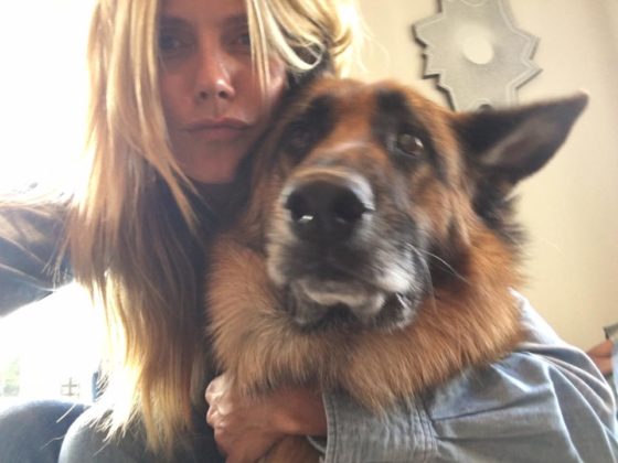 Heidi Klum und Hund Freddy