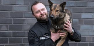 Mit Hund auf Verbrecherjagd